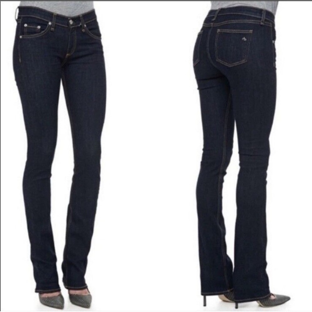rag & bone STORE EXCLUSIVE /Denim Stiletto Boot Jeans size 26